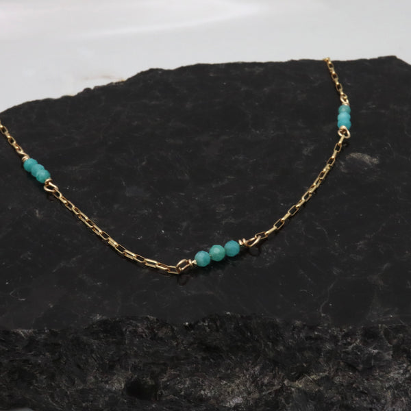 Lani Collection - Makena Amazonite Necklace