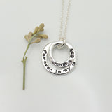 GRAD MMXXIV (2024)  Collection: Two Silver Ring Necklace