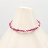 Halo Collection:  Genuine Ruby Bracelet