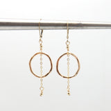 Gold Link & Chain Earrings