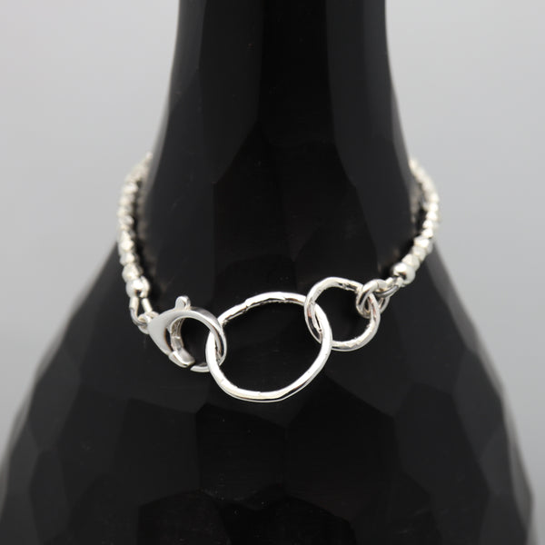 Family 2 Linked Bracelet - Silver Links