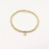 Clear Cubic Zirconia & Gold Filled Bracelet